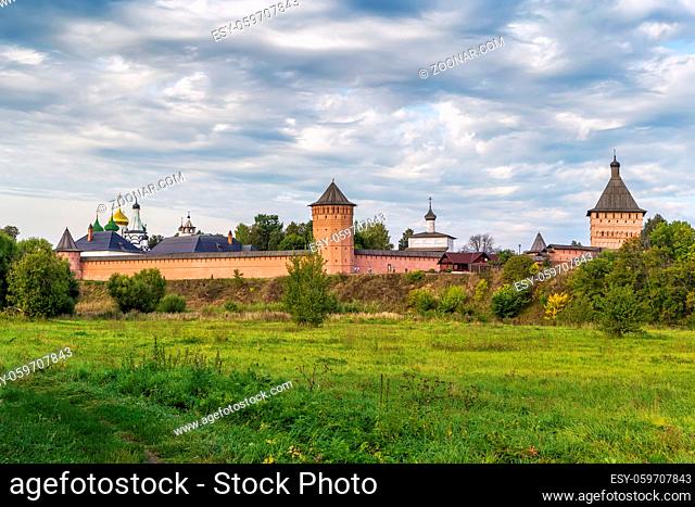 View of Saviour Monastery of St. Euthymius in Suzdal, Russia, founded in 1352