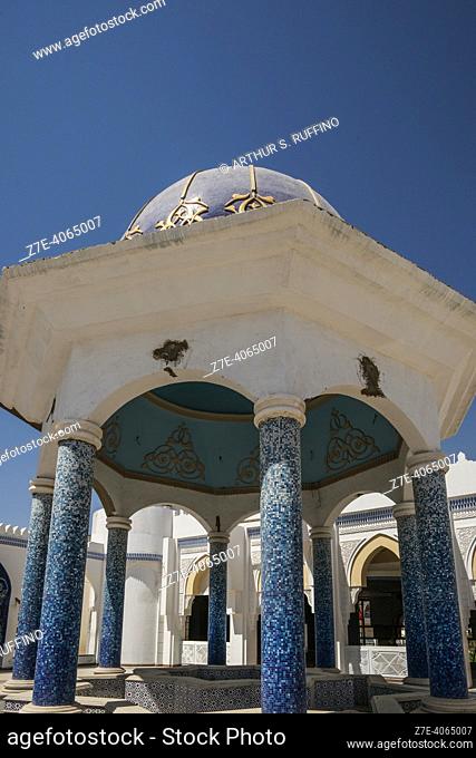 Fountain pavilion and courtyard with colonnade. Sharm El-Sheikh, South Sinai Governorate. Egypt