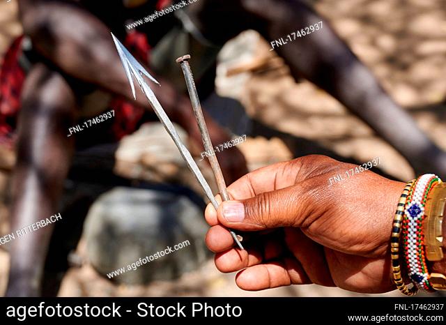 local craftsmen from Datoga tribe forge arrows, Lake Eyasi, Tanzania, Africa|locals from Datoga tribe forge arrows , Lake Eyasi, Tanzania, Africa|
