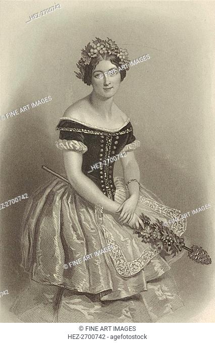 Ballet dancer Carlotta Grisi (1819-1899), 1844