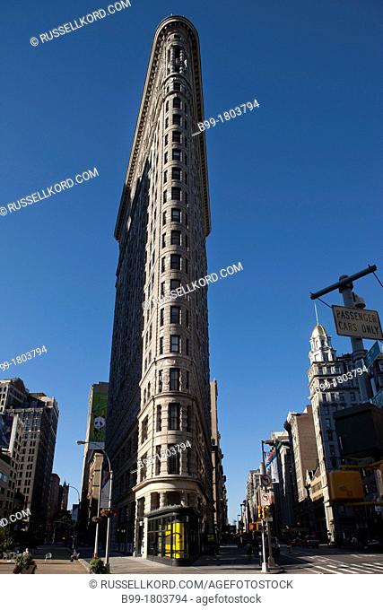 Flat Iron Building Fifth Avenue Manhattan New York City USA