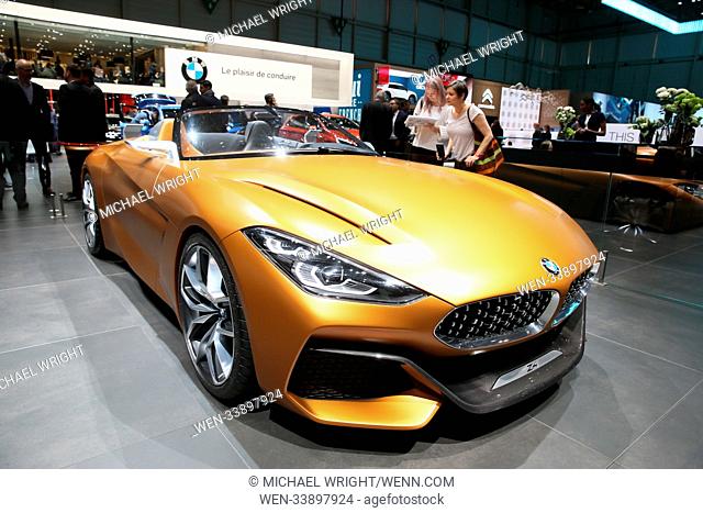 The cars of the Geneva International Motor Show Featuring: BMW Z4 Concept Car Where: Geneva, Switzerland When: 07 Mar 2018 Credit: Michael Wright/WENN