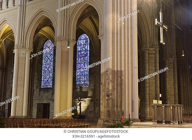 Cathedrale Notre-Dame de Chartres, Eure et Loir, region Centre, France, Europe/Cathedral of Our Lady of Chartres, Eure et Loir department, region Centre, France
