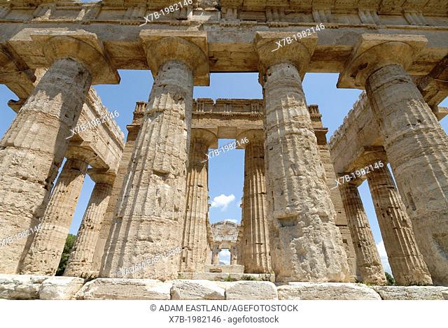 Paestum. Italy. Temple of Neptune