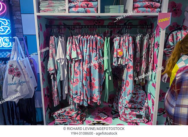 """""Merch"" in the AriZona Beverages ""Great Buy 99¢"" pop-up store in Soho in New York on opening day, Wednesday, May 16, 2018