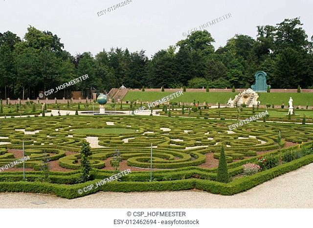 Ornamental 17th century garden