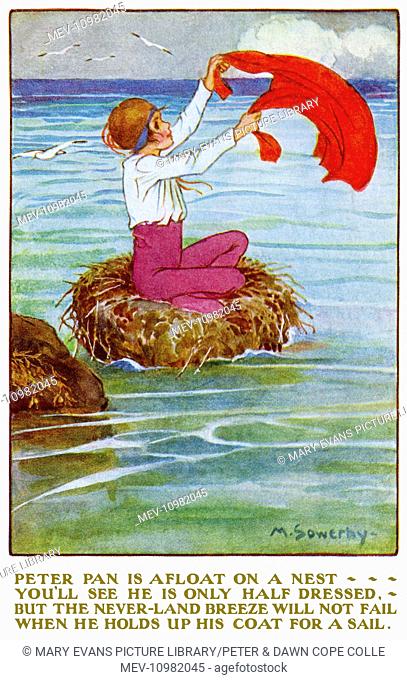 Pub: Humphrey Milford, 'Postcards for the Little Ones'. Peter Pan Postcards series. Artist: Amy Millicent Sowerby