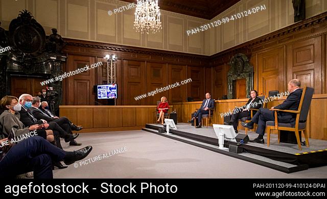 20 November 2020, Bavaria, Nuremberg: Angelika Nußberger (4th from right), former Vice-President of the European Court of Human Rights