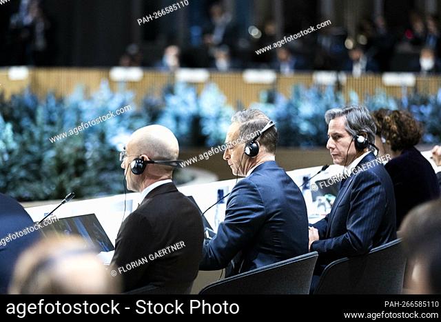 (LR) Heiko Maas, Executive Minister of Foreign Affairs, and Antony Blinken, Foreign Minister of the United States of America
