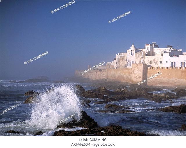 Sea walls of Essaouira, Morocco