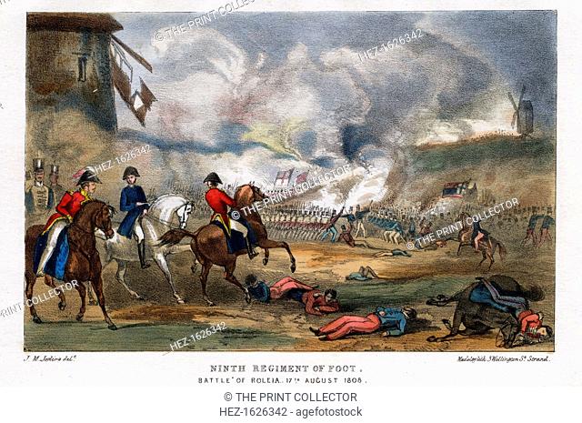 Ninth Regiment of Foot, Battle of Roleia, Portugal, 17th August 1808. At the Battle of Roliça the British under Wellington defeated the French under General...