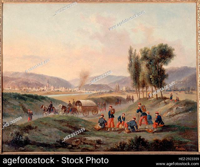 Sarrebruck after the battle, August 5, 1870. Creator: Gustave Boulanger