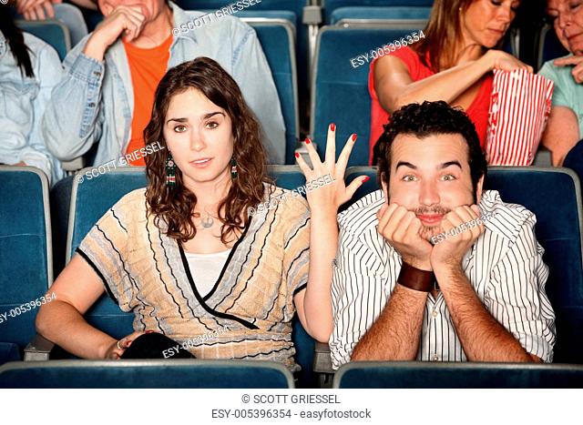 Funny Couple in Theater