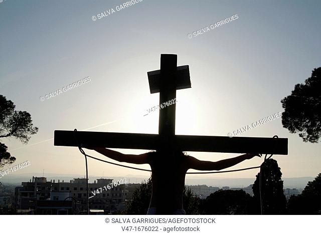 cricifixion scenes of Jesus Christ, Alzira, Valencia, Spain, Europe