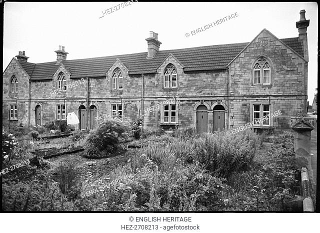 Almshouses, Bath Road, Melksham, Wiltshire, c1955-c1980. Creator: Ursula Clark