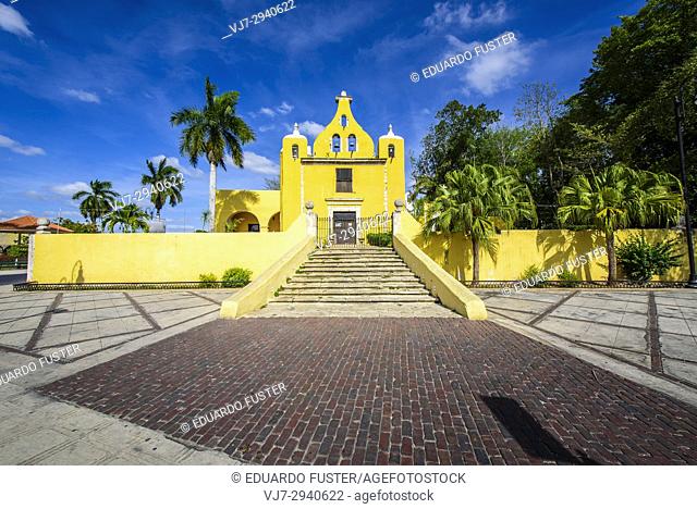 Ermita de Santa Isabel, Colonial church in Merida, Yucatan (Mexico, Central America)