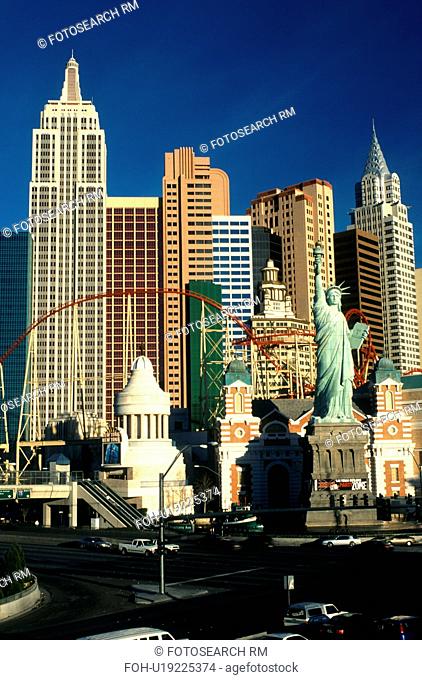Las Vegas, NV, casino, Nevada, The Strip, New York-New York Hotel & Casino on The Strip in Las Vegas, the Entertainment Capital of the World