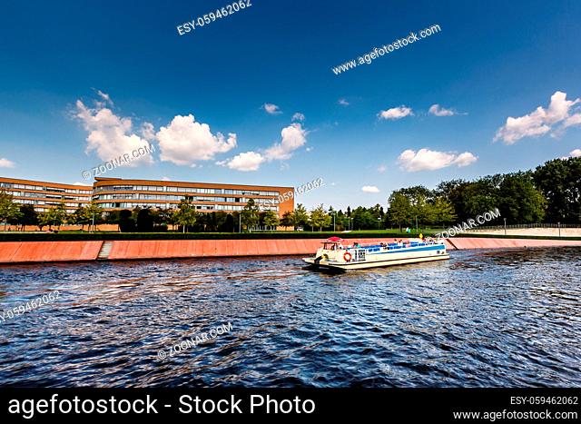 A Boat Trip in the Spree River, Berlin, Germany