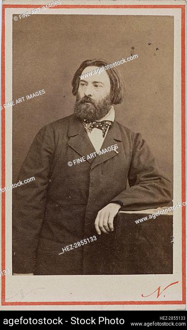 Portrait of the pianist and composer Émile Prudent (1817-1863), ca 1860. Creator: Photo studio Nadar