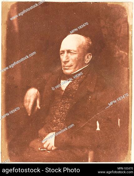 [Man]. Photography Studio: Hill and Adamson (British, active 1843-1848); Artist: David Octavius Hill (British, Perth, Scotland 1802-1870 Edinburgh