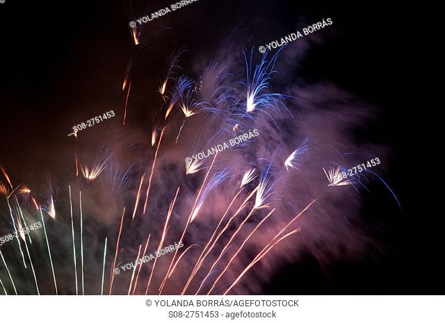 Fireworks, Sabadell, Catalonia, Spain