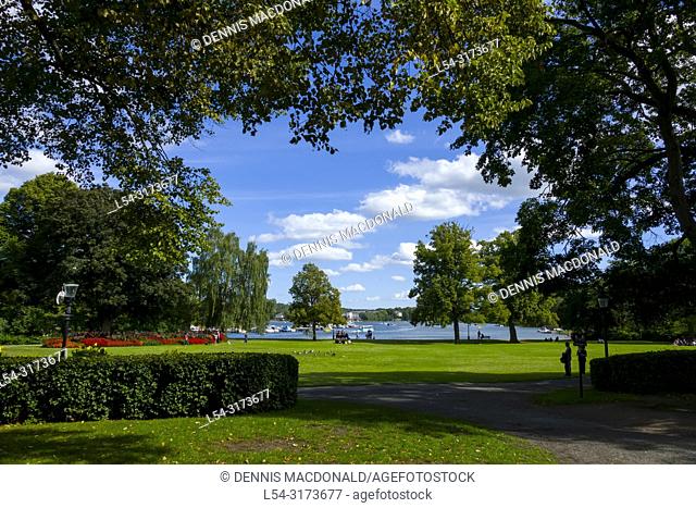 King Gustaf lusthusportens Park Stockholm is the capital and largest city of Sweden