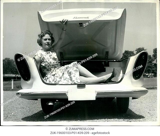 Jan. 10, 1962 - Preview of the 'Shamrock'. New Plastic Body Car With A55 Engine: A preview was held today, at East Molesey of the 'Shamrock' - family sports...