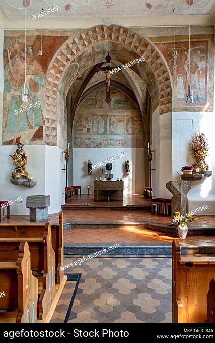 Late Gothic paintings in the church, St. Magnus in Altingen