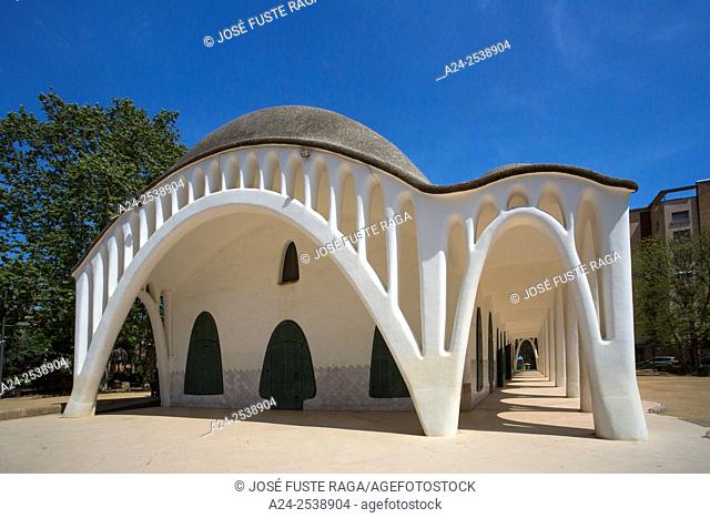 Spain, Catalonia, Terrassa City, Masia Freixa, San Jordi Park, Arqhitect Lluis Moncunill, Modernism architecture