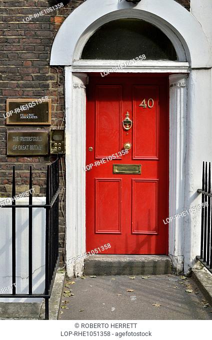 England, London, Clerkenwell. Writers Guild of Great Britain headquarters on Rosebery Avenue