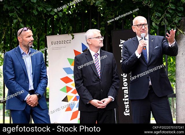 Opening of touring exhibition ""We Grew Up in EU"", prepared in cooperation with the Czech News Agency (CTK) on the occasion of celebrations of 18 years of the...