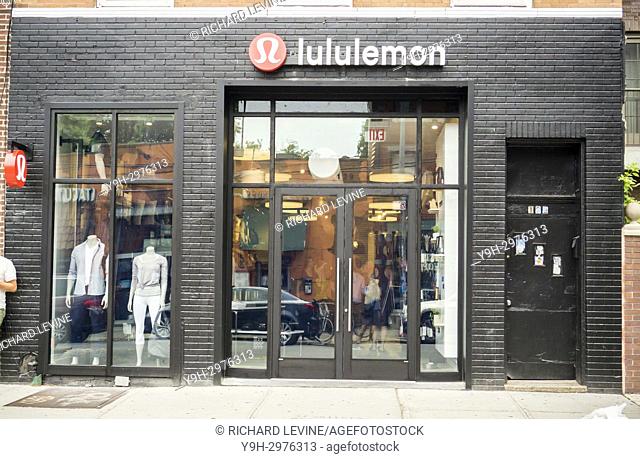 A Lululemon Athletica store in the trendy Williamsburg neighborhood of Brooklyn in New York on Saturday, July 22, 2017. The MTA will eventually be shutting down...