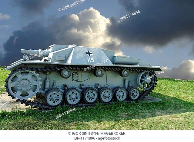 The German Sturmgeschuetz III (StuG III) assault gun was Germany's most produced armoured fighting vehicle during Second World War