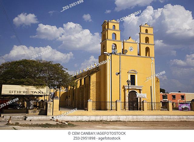 Iglesia de Uayma, Yucatan, Mexico, Stock Photo, Picture And Rights Managed  Image. Pic. IBR-4873130 | agefotostock