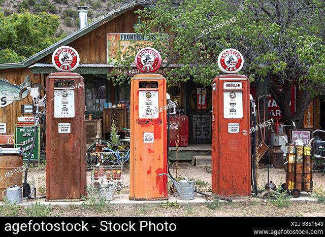 Embudo, New Mexico - The Classical Gas Museum, a collection of antique gas pumps and other artifacts from roadside America