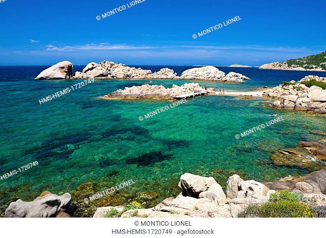 Italy, Sardinia, Province of Olbia-Tempio, the Emerald Coast (Costa Smeralda) Gallura, Baia Sardinia