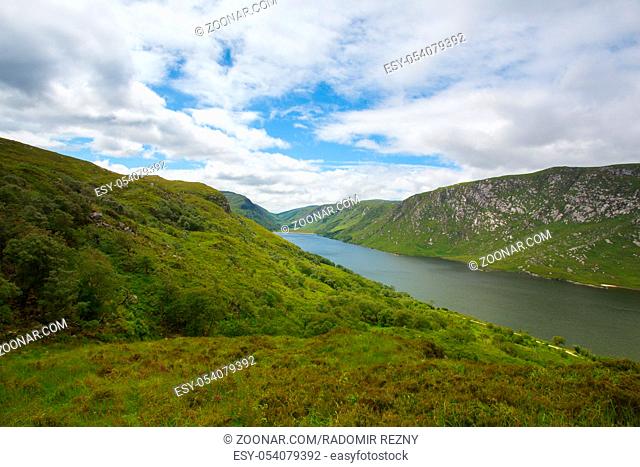 Glenveagh National Park, Ireland. Glenveagh National Park is one of Donegal?s treasures. It can be found in the heart of Donegal and covers over 16