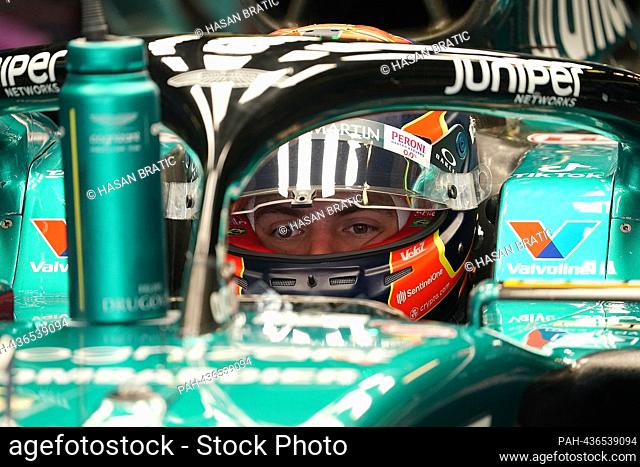 November 28th, 2023, Yas Marina Circuit, Abu Dhabi, Formula 1 Abu Dhabi Test 2023, in the picture test driver Felipe Drugovich (BRA)