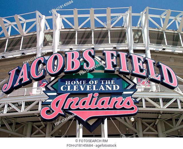 Cleveland, OH, Ohio, Downtown, Jacobs Field, MLB, Baseball, Indians