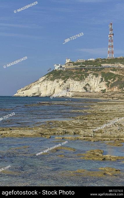 Coast, Mediterranean Sea, Rosh Hanikra Rocks, Northern Israel