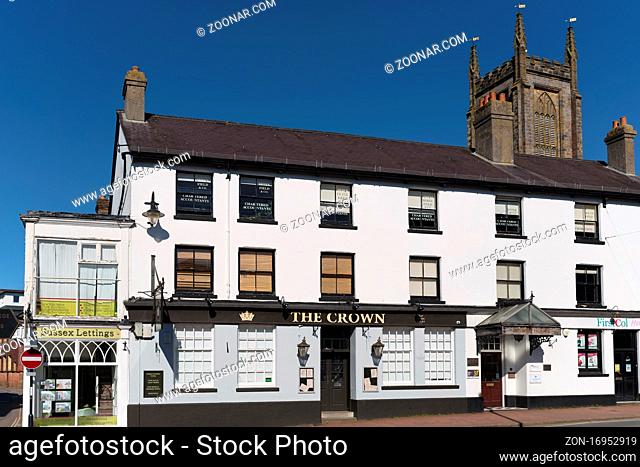EAST GRINSTEAD, WEST SUSSEX, UK - MARCH 9 : Pub closed because of the lockdown due to coronavirus in East Grinstead on March 9, 2021