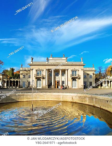Lazienki Royal Palace (Palece on the Water), Warsaw, Poland