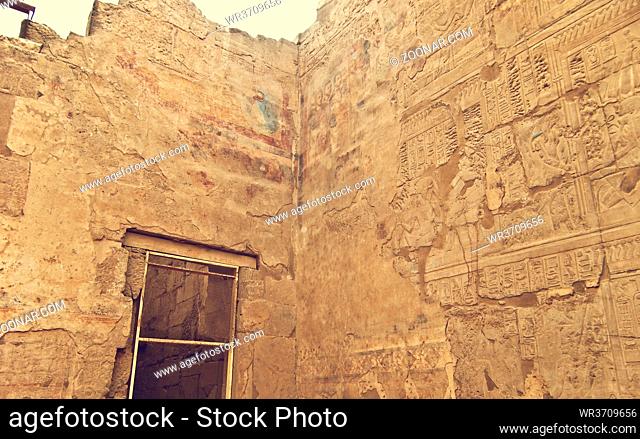 detail of Luxor Temple, Egypt