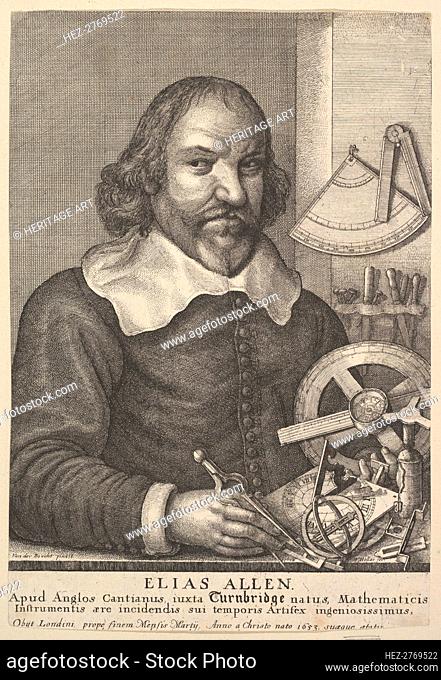 Elias Allen, 1666. Creator: Wenceslaus Hollar