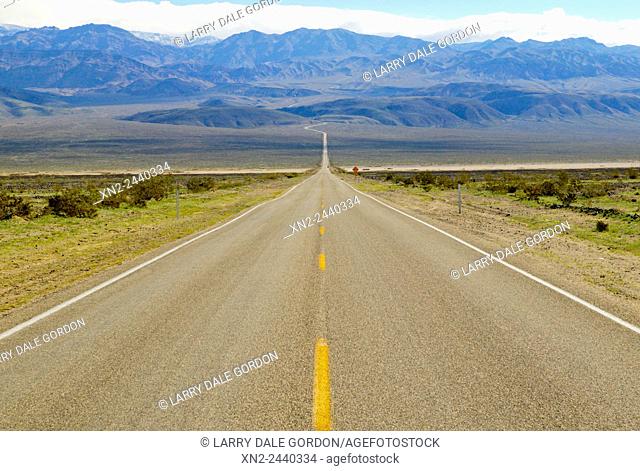 Highway 50 - ""The loneliest Road in America"". California. USA