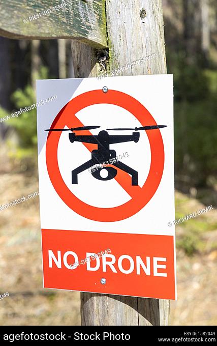 sign with no drone picture