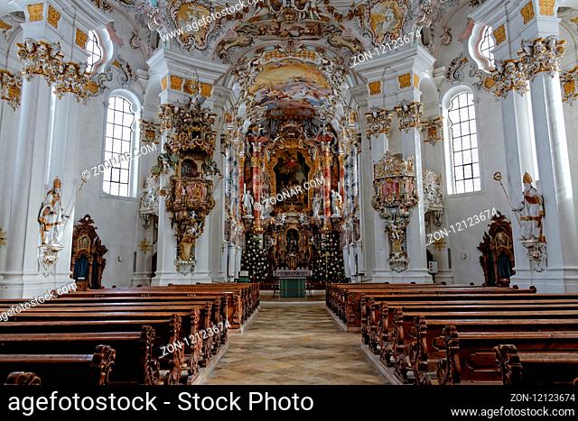 Pilgrimage Church of Wies. Wieskirche - Bayern
