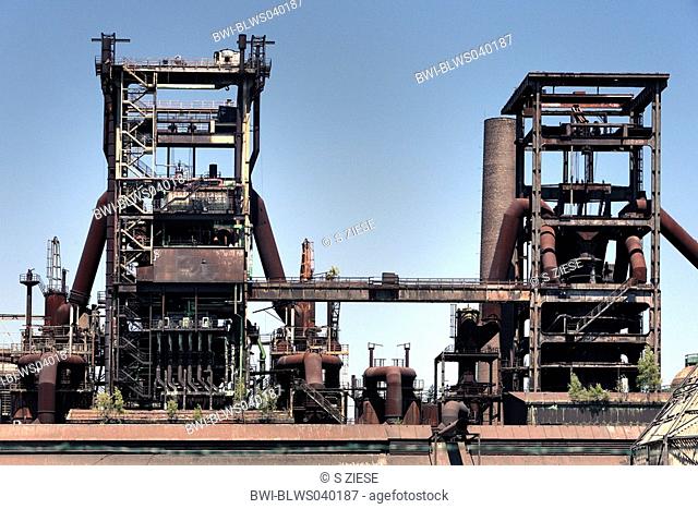Closedown steel mills of the former steelwork Thyssen-Krupp/Phoenix West, Germany, North Rhine-Westphalia, Ruhr Area, Dortmund