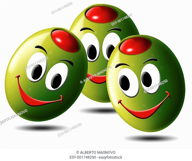 Olives filled with smile