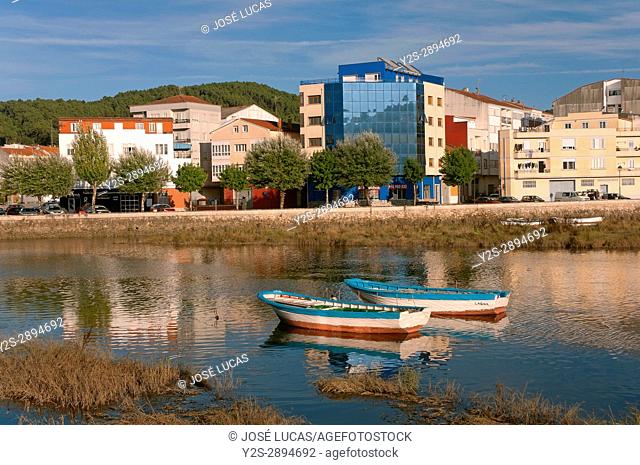 Traba river, Noia, La Coruna province, Region of Galicia, Spain, Europe